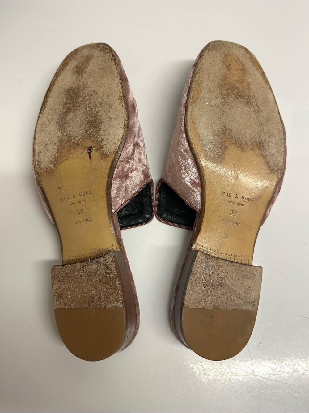 Rag & Bone Luis Velvet Mules - Picture 9 of 9